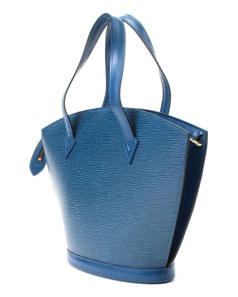 blue louis vuitton tote bag.